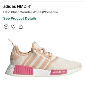 Adidas NMD_R1 Wonder White/Halo Blush
